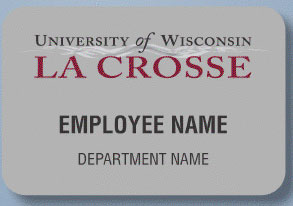Name badge artwork.