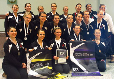 Dance team photo.