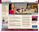 Screen shot of home page. 