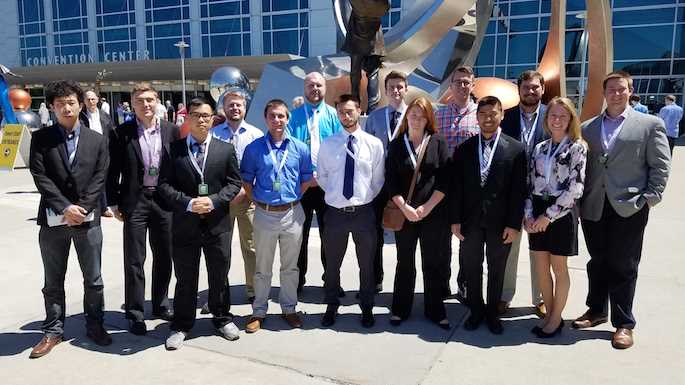 Students at the annual shareholder meeting, from left, Tian Jin Yang, Ryan Trabant (Investment Club president), Wanli Liu, Adam Stivers, Kory Beerkiocher, Michael O’Connell, Ryan Nelson, Ben Taft, Megan Preston, Nick Fortney, Waranyu Saengthaweep, Bryce Hartl, Anna Dineen and Dennis Crow.
Read more →
