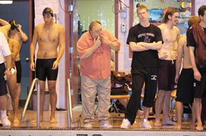 PeinW Photo of Rich Pein with swimmers.
