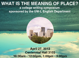 Poster on Meaning of Place. 