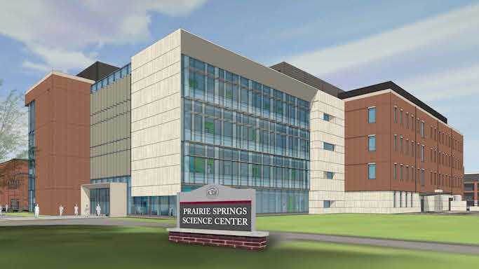 With the gift, the new $82 million science classroom and labs building will be named the Prairie Springs Science Center. Construction is anticipated to be completed by fall 2018.
Read more &rarr;
