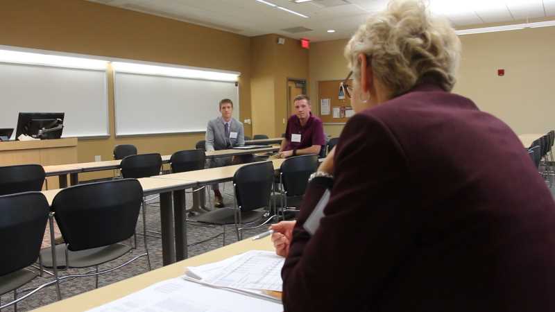 Program organizer Yvonne Datta, ’82, gives UWL students feedback after a simulated scenario.
Read more →