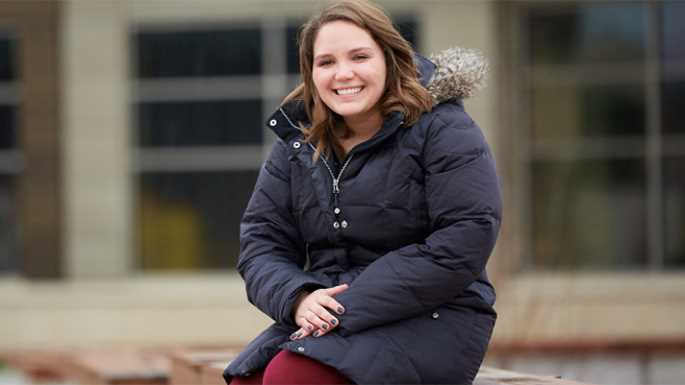 December graduate Mary Purdy is an English rhetoric and writing major and Spanish minor. She’ll be a communications coordinator for Kohl’s Corp. headquarters after graduation. 
Read more →
