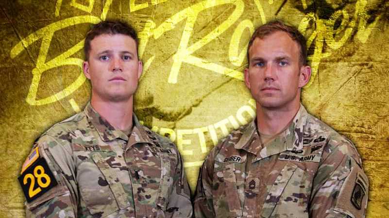 1st Lt. Alastair Keys, ’17, left, and his competition partner SFC Ryan Gerber finished second in the grueling national challenge called the Best Ranger Competition. Events in the 60-hour, 60-mile competition range from distance running with push-ups and sit-ups to nighttime land navigation and marksmanship.
Read more →