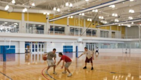 Image of basketball court at the REC