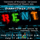 Artwork promoting Rent. 