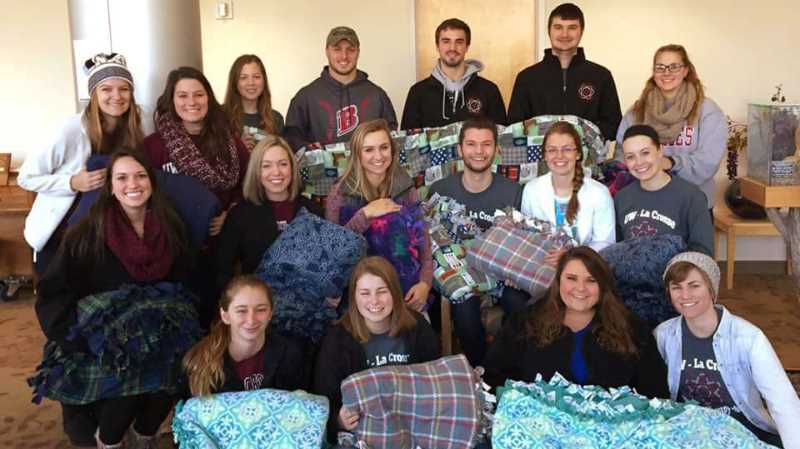 Students in UWL’s Radiation Therapy Club delivered handmade blankets to patients receiving cancer treatment.
Read more →
