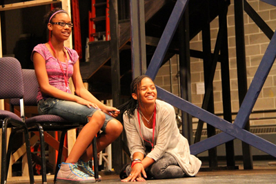 Students from Rufus King Middle School