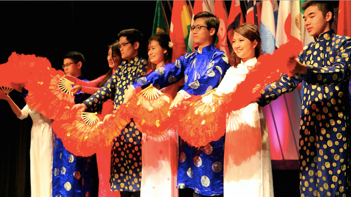 Vietnamese students from the Vietnamese Student Association perform during UWL’s 2015 International Banquet.
Read more →
