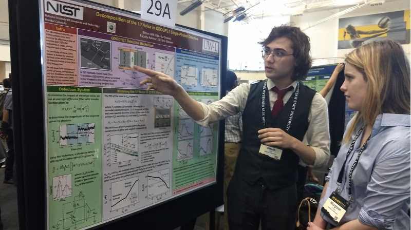 Simon Ulik presenting at the 2019 NCUR, hosted by Kennesaw State University, in Kennesaw, Georgia. 
Read more →
