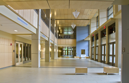Front entrance of Centennial Hall