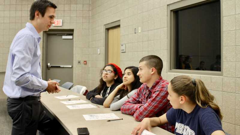 Jesse Gilbertson was one of four School of Education students to teach lessons about social justice issues related to the Cold War at the Rapid City National Guard training site. The trip was a joint effort with the Kutztown University Frederick Douglass Institute, the National Parks System (at the Minuteman Missile National Part in South Dakota) and two groups from the Junior ROTC in Omaha, Nebraska.
Read more →

