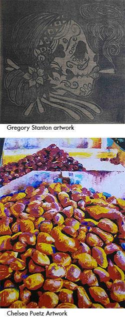 Artwork by artists. 