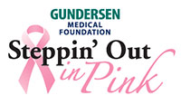 Steppin' Out in Pink logo.
