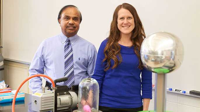 Gubbi Sudhakaran and Jennifer Docktor, of UW-La Crosse’s Physics Department, earned a two-year grant for $395,000 from the U.S. Department of Education and the Wisconsin Department of Public Instruction. 
Read more →
