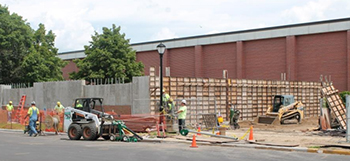 Crews started working on the switchgear project in 2015.
