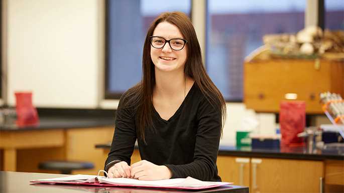 UWL student Breanne Thompson earned the Laura Schuh Biology Scholarship, which has freed up time from work to allow her to volunteer to work with kids and take on a teaching assistantship in her anatomy lab.
Read more →
