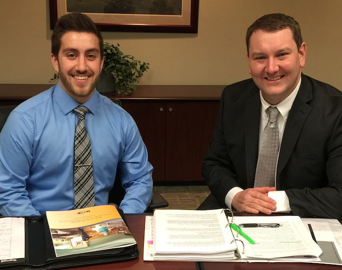 From left, Tony Mirasola, ’16, economics and public administration, and Kyle O’Brien, ’09, finance and marketing, both work for the Wisconsin Hospital Association. Mirasola was hired at the WHA Information Center in October 2016 after learning about the career through O’Brien, who has stayed connected to UWL through the Alumni Association Board and the Heathcare Analytics Management Advisory Board.
Read more →
