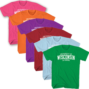 Tshirts_w T-shirts in various colors.