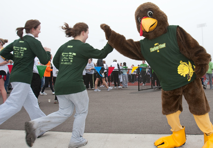 Flash, Turkey Trot mascot