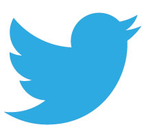 Twitter logo.