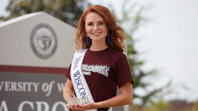 Miss Wisconsin Tianna Vanderhei, ’15, majored in Organizational and Professional Communication Studies and Sports Broadcasting. Through her various titles leading up to Miss Wisconsin, including Miss La Crosse/Oktoberfest in 2012, Vanderhei shared the valuable skills needed for college and career success.
Read more →
