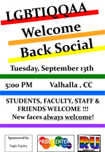 Welcome Back Social poster.