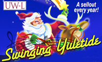Swinging Yuletide artwork. 
