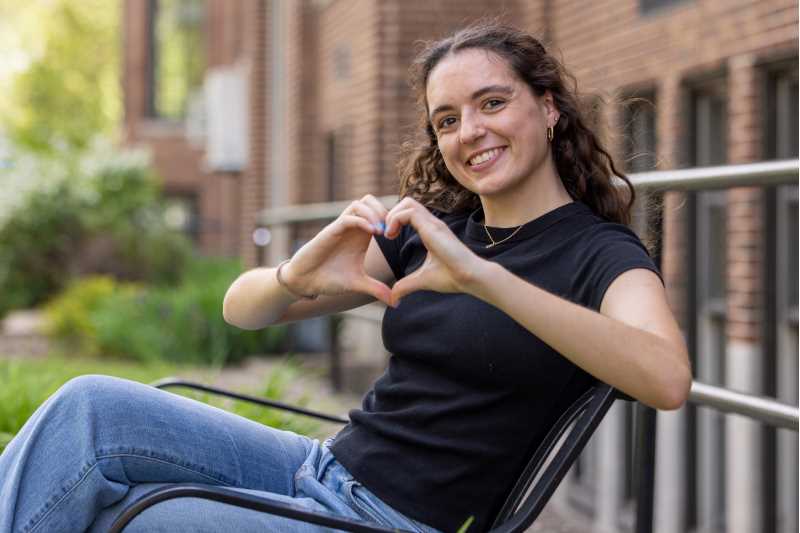 Jada Brunkow, a graduating senior in physical, adapted and school health education at UWL, has turned her personal mental health journey into a way to support and mentor students through her physical education teaching.