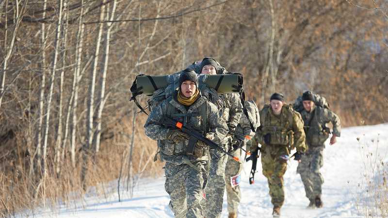 The Eagle Battalion won the annual Northern Warfare Challenge on Grandad Bluff. The winter event tested the endurance and strength of a record 29 teams from throughout the country in February.