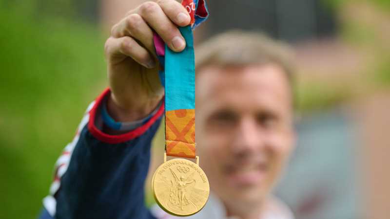 Olympic Gold Medal Winner Andrew Rock, '04