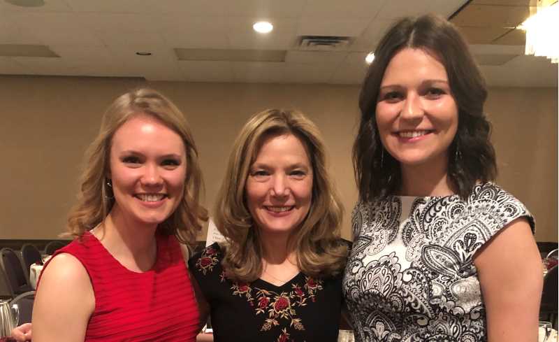 Second cousins Lauren Gruber, ’17 (left), and McKenna Gruber, ’16 (right), have created a scholarship to honor their late grandfathers. The Nodz and Peewee Gruber Memorial Scholarship will be awarded annually to a UWL sophomore, junior or senior planning to pursue a career in healthcare. 