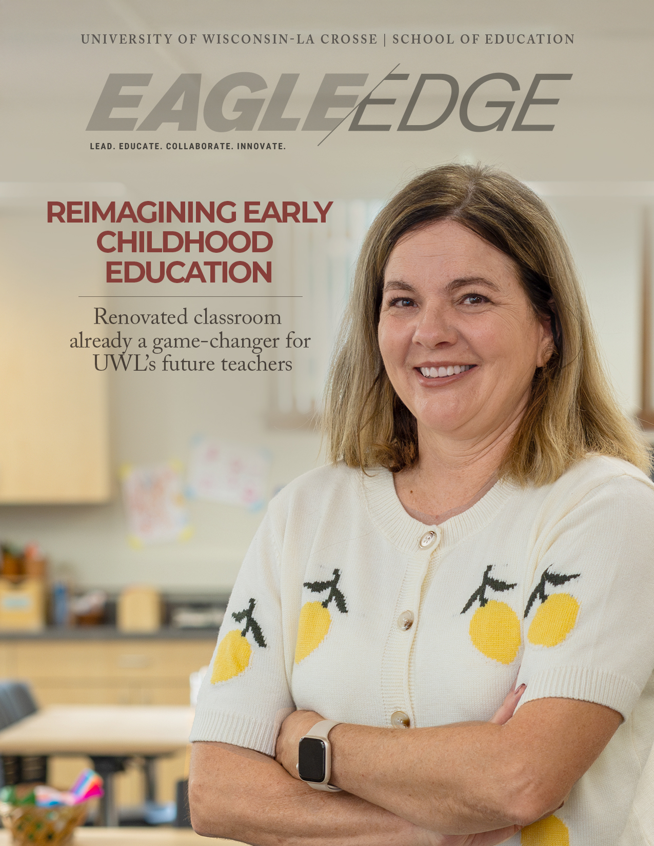 The cover of the Eagle Edge magazine