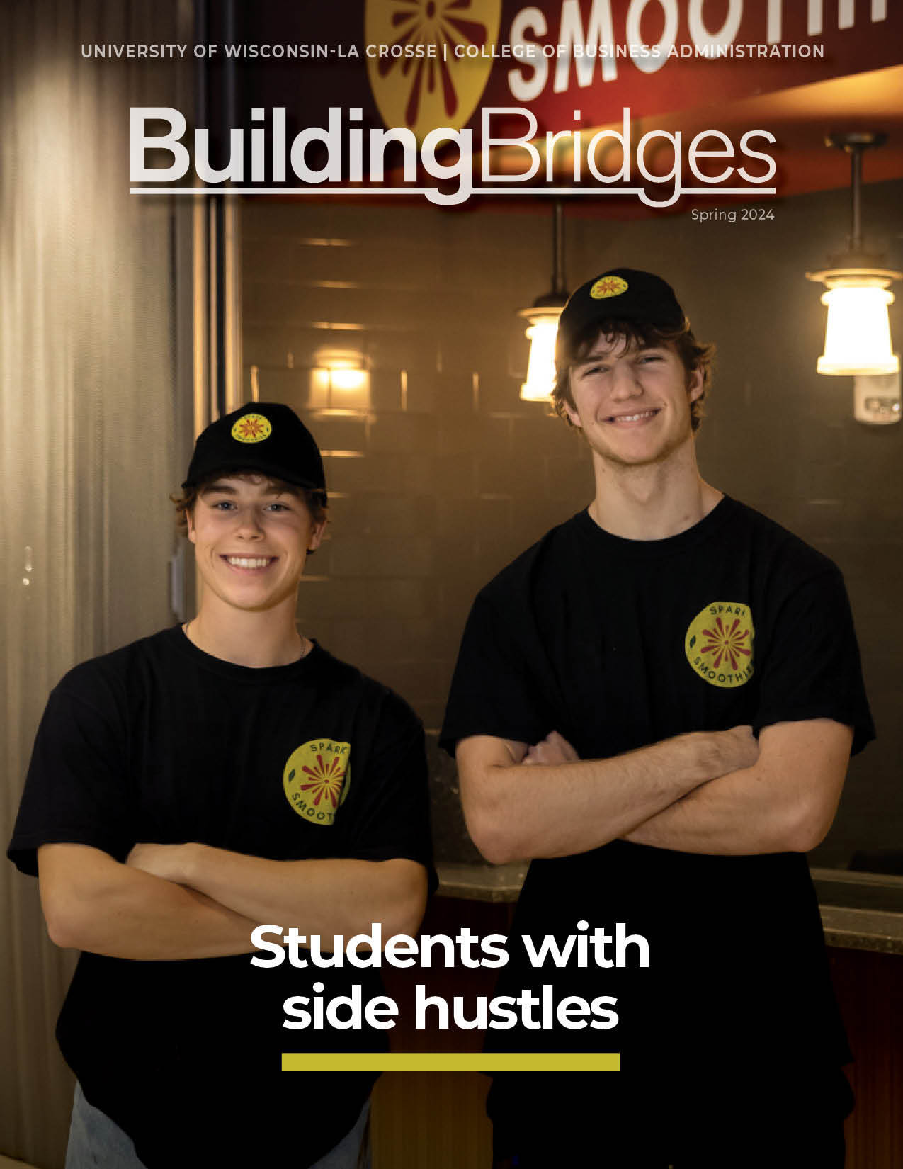 The cover of the Building Bridges magazine