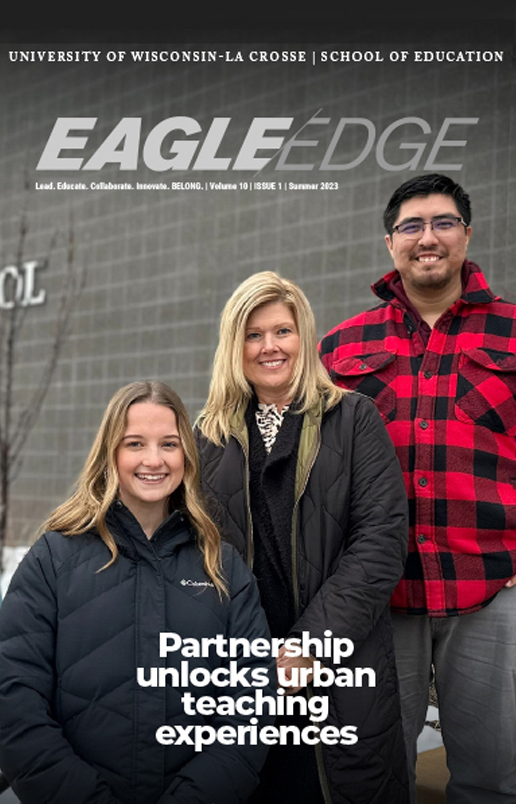 The cover of the Eagle Edge magazine