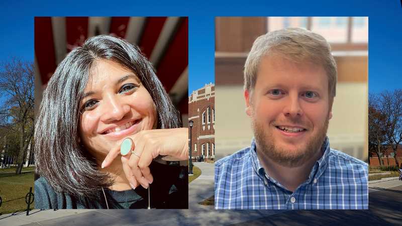 Professor of Economics Nabamita Dutta and Associate Professor of Finance Adam Stivers were recently named co-directors of the Menard Family Initiative at UWL.