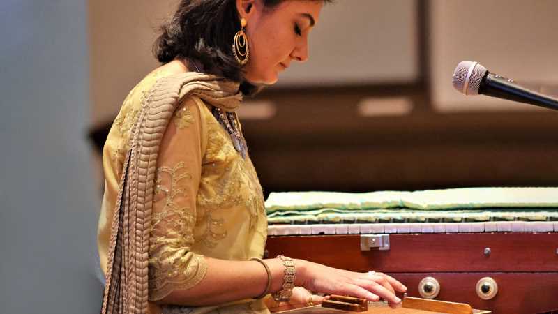 Sana Illahe, a lecturer in the UWL Race, Gender and Sexuality Studies Department, is a highly trained vocalist in the Hindustani classical music tradition of Pakistan.