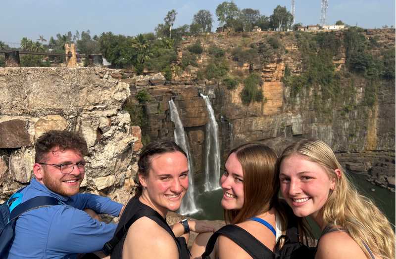  Four, first-year UWL Physical Therapy students went to KLE Institute of Physiotherapy and also made local cultural trips in India in January. The students are from left, Sam Bach, Katie Hall, Anna Edsill and Kayla Lass. 