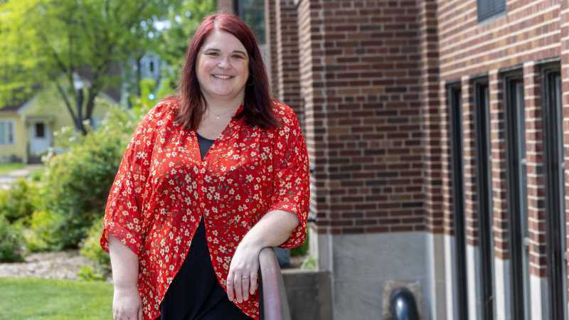 Denise Rueter, assistant professor of educational studies, is one of six faculty to receive a 2026 Eagle Teaching Excellence Award.