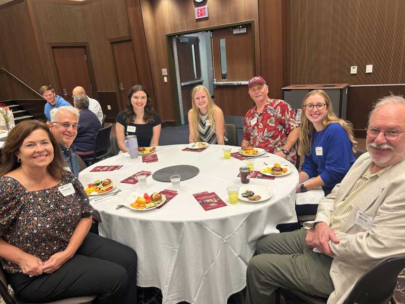 Students, supporters and donors gathered for the annual Alumni & Friends Scholarship Reception earlier this month, celebrating the impact of philanthropy on student success.