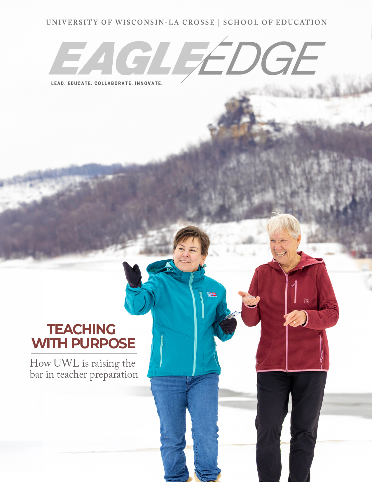 The cover of the Eagle Edge magazine