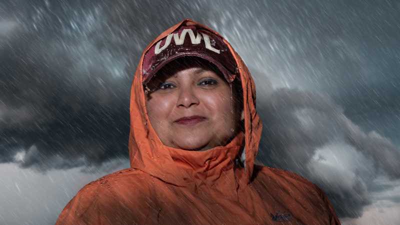Rupsa Bhowmick uses artificial intelligence—specifically machine learning techniques such as decision trees, random forests, and XGBoost with explainable AI (XAI) approaches—to improve classification and prediction of rapidly intensifying cyclones. Her models analyze environmental factors such as ocean temperature, wind patterns, and humidity to improve early warning systems. 