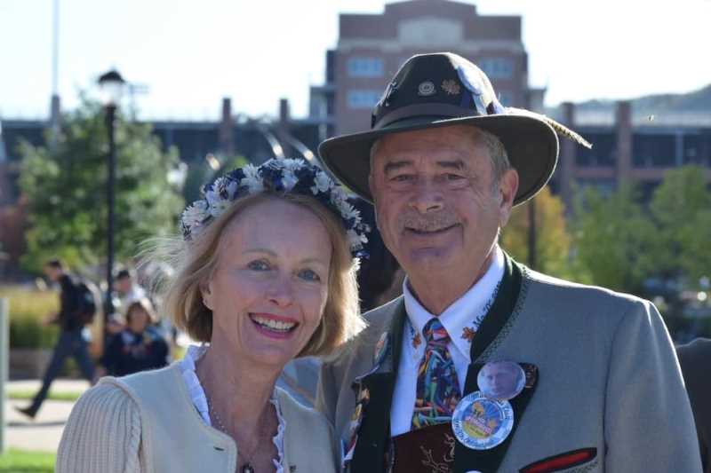 Darryle and Marv Clott served as Mrs. and Mr. Oktoberfest in 2019.