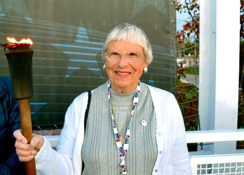 In 1996, Sharon Evers' love for the Olympics reached new heights as she carried the famous torch toward its destination in Atlanta.