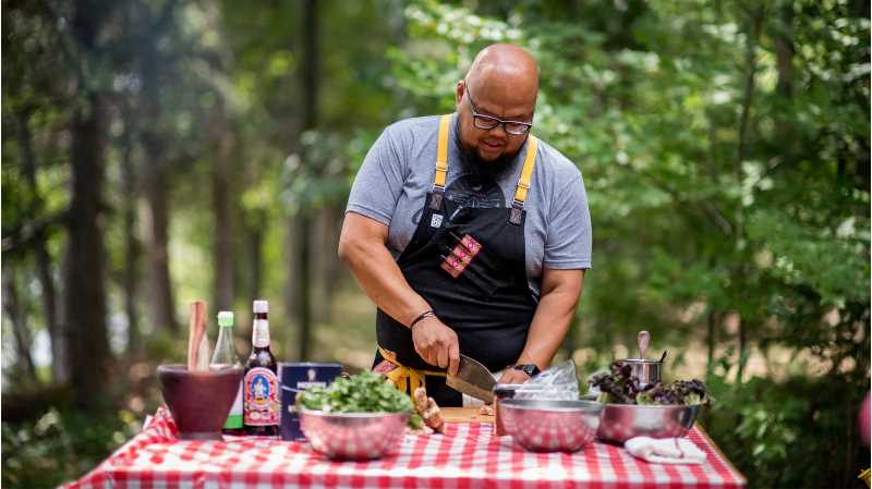 Yia Vang, '10, owner of Union Hmong Kitchen in Minneapolis, has established himself as one of the most celebrated chefs in he Midwest. In June, he was featured in Netflix's reboot of the popular cooking show 