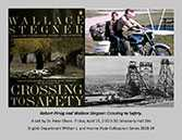 Colloquium Series Flyer: "Robert Pirsig and Wallace Stegner: Crossing to Safety"