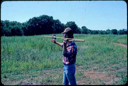 Toby Morrow with Atlatl