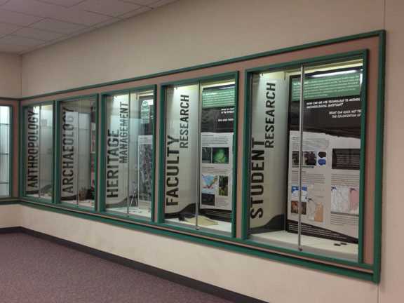 MVAC display in UW-L’s Murphy Library